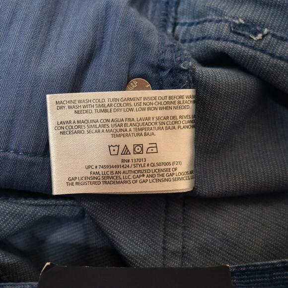 GAP Womens 4 Frayed Hem Corduroy Short in Ocean Blue NEW - Picture 11 of 11